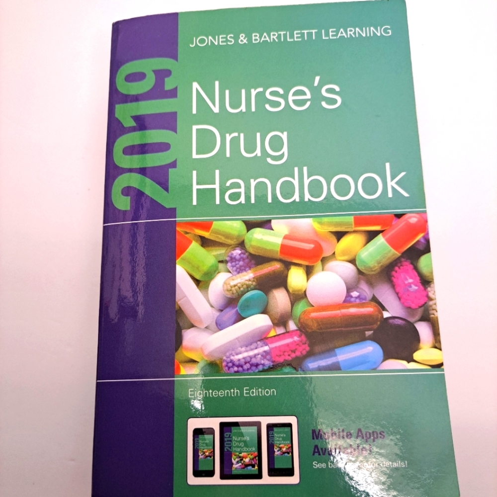 Nurse's Drug Handbook, Jones & Bartlett Learning.18th Edition.2019